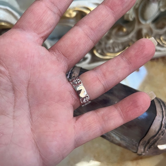 New Real 925 Sterling silver Elephant 7 horseshoe flower owl Lucky Ring Band - Picture 6 of 17